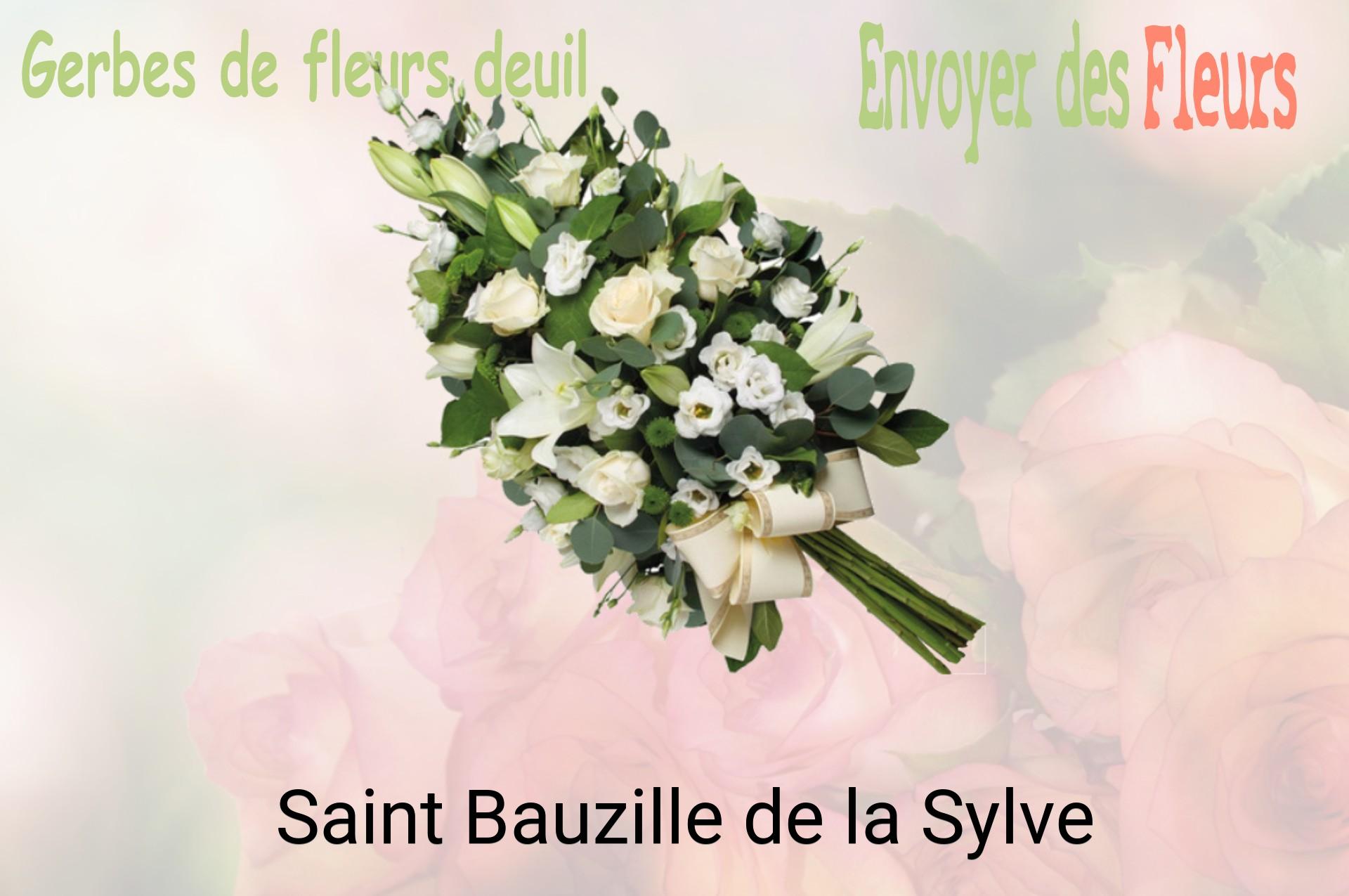 Gerbe de fleurs de deuil livrée à Saint-Bauzille-de-la-Sylve